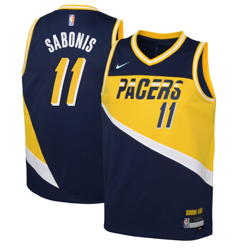 Domantas Sabonis Indiana Pacers Nike Replica Replica Replica  2021/22 Swingman Jersey - City Edition - Navy