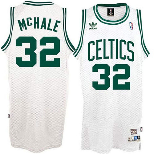 Male Kevin Mchale Boston Celtics #32 White Hardwood Classics Swingman Jersey