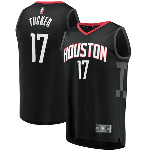 Pj Tucker Houston Rockets Fanatics Branded Fast Break Player Replica Statement Edition Black 3D Jersey