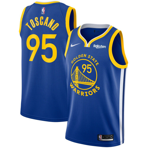 Men'S Nike Juan Toscano-Anderson Royal Golden State Warriors 2020/21 Swingman Badge Jersey – Icon Edition