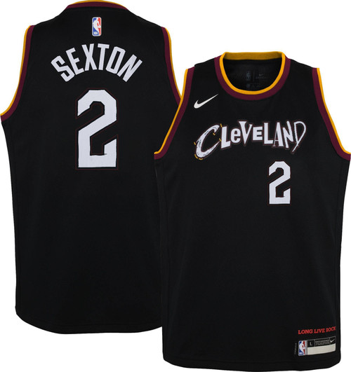 Nike Youth 2020-21 City Edition Cleveland Cavaliers Collin Sexton #2 Dri-Fit Swingman Jersey