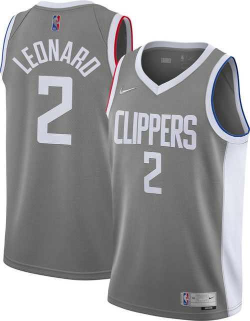 Nike Men'S Los Angeles Clippers 2021 Earned Edition Kawhi Leonard Dri-Fit Swingman Jersey