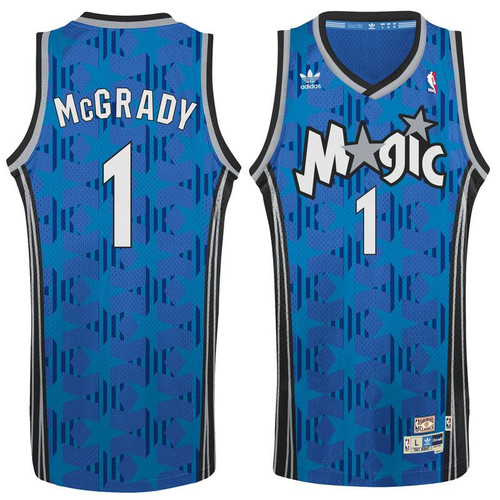 Men'S Tracy Mcgrady Orlando Magic Blue Hardwood Classics Swingman Jersey