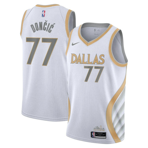Dallas Mavericks Nike City Edition Swingman Jersey - Luka Doncic - Youth - 2020