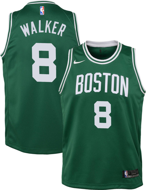 Nike Youth Boston Celtics Kemba Walker #8 Kelly Green Dri-Fit Swingman Jersey