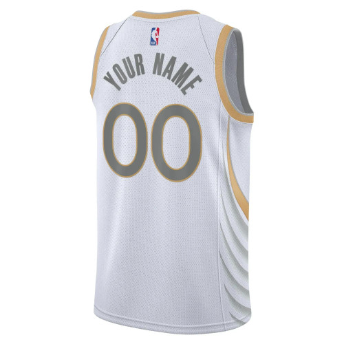 Dallas Mavericks Nike 2020/21 Swingman Custom Jersey White - City Edition