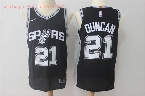 San Antonio Spurs Tim Duncan #21 2020 Nba New Arrival Black Jersey