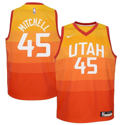 Donovan Mitchell Utah Jazz Preschool 2020 City Edition Jersey Gold