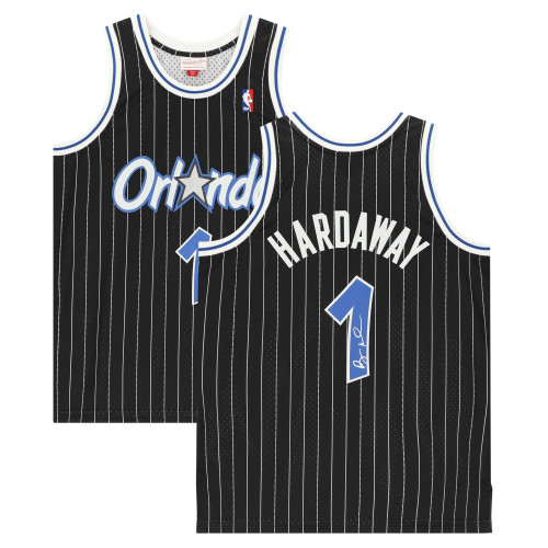 Penny Hardaway Orlando Magic Fanatics Autographed Black 1994 Mitchell & Ness Replica Jersey