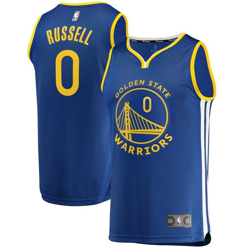 Dangelo Russell Golden State Warriors/19 Fast Break Jersey Royal Icon Edition 2019