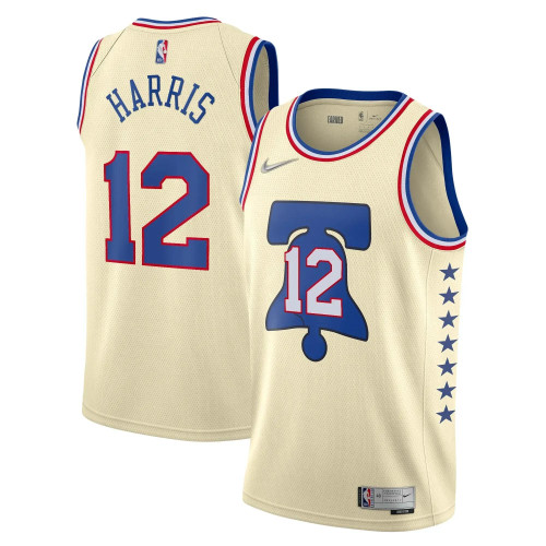 Philadelphia 76Ers Nike Earned Edition Swingman Jersey - Tobias Harris - Mens