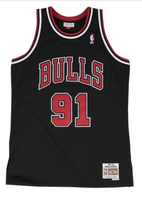 Chicago Bulls Dennis Rodman #91 Nba 2020 New Arrival Black Jersey