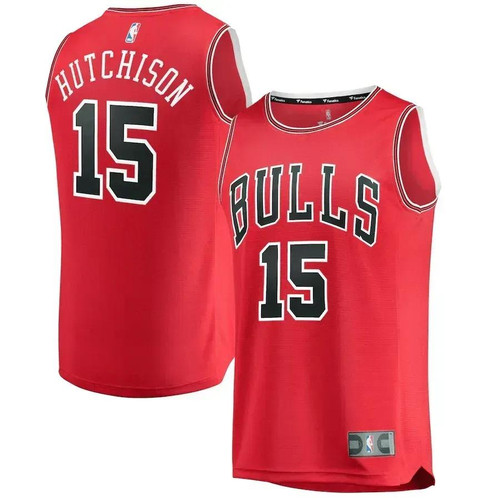 Chandler Hutchison Chicago Bulls Fast Break Replica Jersey - Icon Edition - Red
