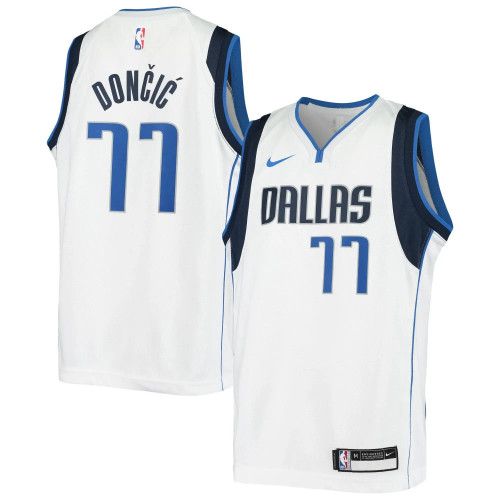 Luka Doncic Dallas Mavericks Nike Youth Swingman Player Jersey White - Association Edition
