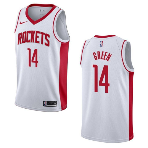 2021 20 Houston Rockets 14 Gerald Green Association Swingman White 3D Jersey