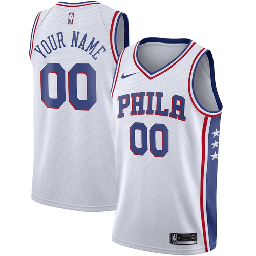 Philadelphia 76Ers Nike 2020/21 Swingman Custom Jersey – Association Edition - White