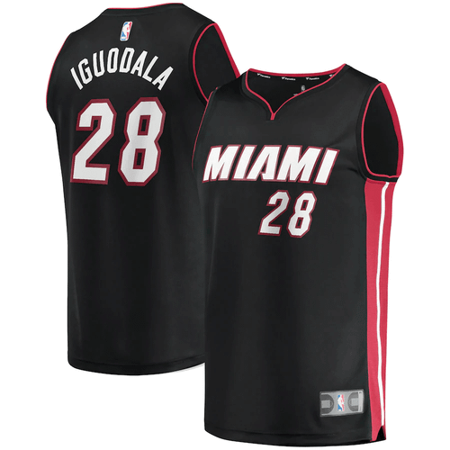 Andre Iguodala Miami Heat Fanatics Branded Fast Break Road Player Black 3D Jersey