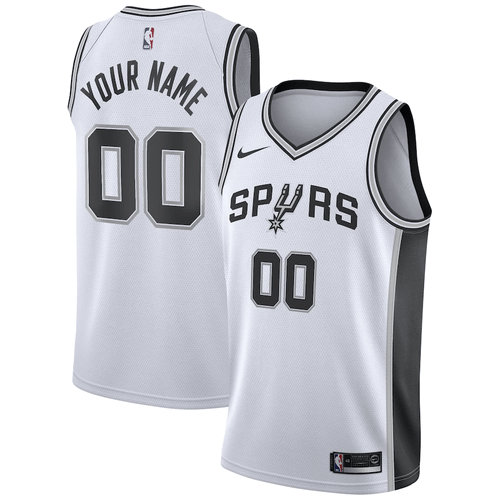 San Antonio Spurs Nike 2020/21 Swingman Custom Jersey – Association Edition - White