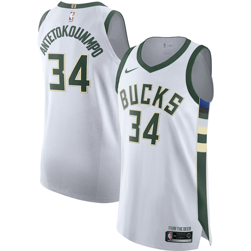 Giannis Antetokounmpo Milwaukee Bucks Nike  Player Jersey - Association Edition - White