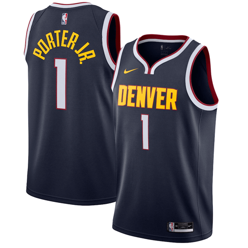 Michael Porter Jr. Denver Nuggets Nike 2020/21 Swingman Jersey Navy – Icon Edition