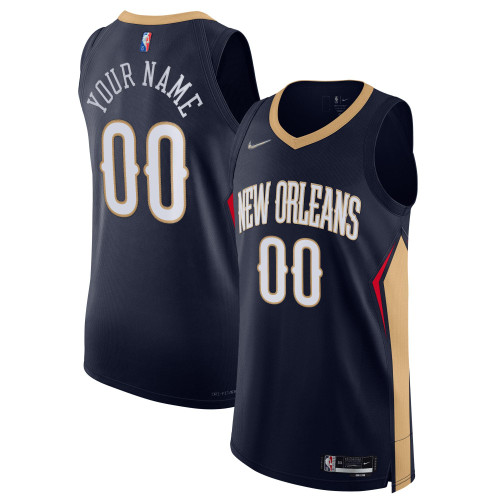New Orleans Pelicans Nike Replica Replica Replica 2021/22 Diamond Swingman  Custom Jersey - Icon Edition - Navy