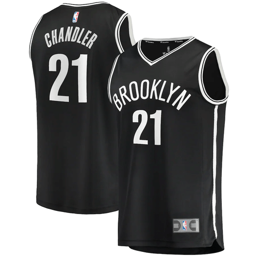 Wilson Chandler Brooklyn Nets Fanatics Branded Fast Break Replica Icon Edition Black 3D Jersey
