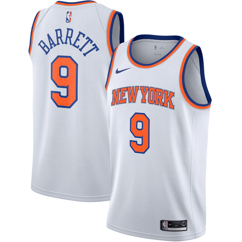 New York Knicks Nike Association Swingman Jersey - Rj Barrett Mens