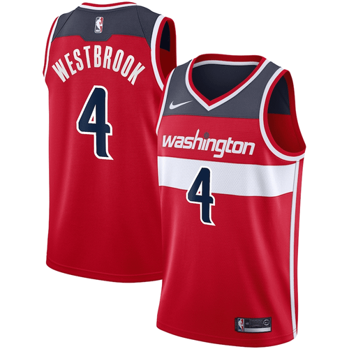 Russell Westbrook Washington Wizards Nike 2020/21 Swingman Jersey Red - Icon Edition