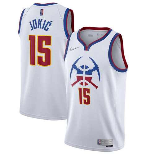 Nikola Jokic Denver Nuggets Nike 2020/21 Swingman Player Jersey White – Earned Edition