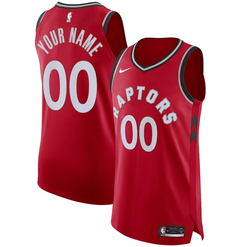 Toronto Raptors Nike  Custom Jersey Red - Icon Edition