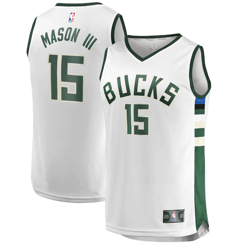 Frank Mason Iii Milwaukee Bucks Fanatics Branded Fast Break Player Association Edition White 3D Jersey