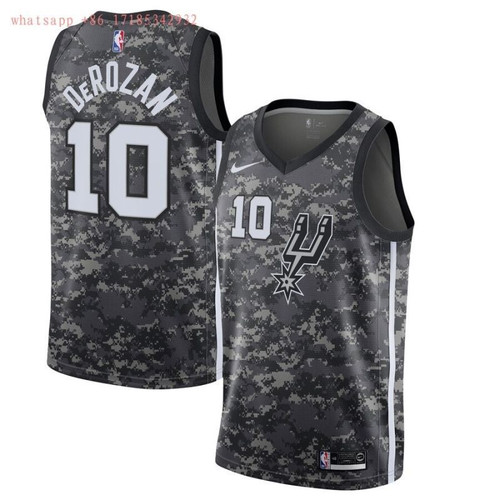 San Antonio Spurs Demar Derozan 10 2021 City Edition New Arrival Black Jersey