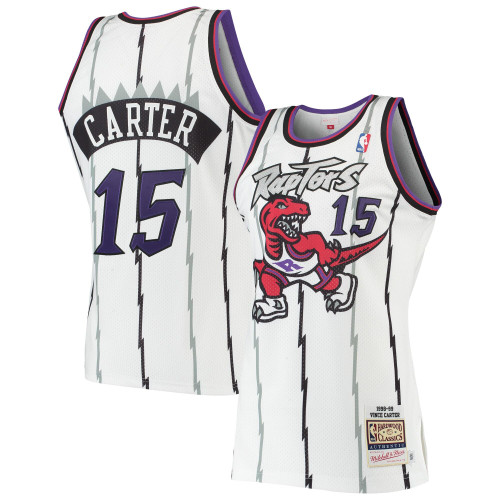 Vince Carter Toronto Raptors Mitchell & Ness Hardwood Classics 1998-99 Jersey - White