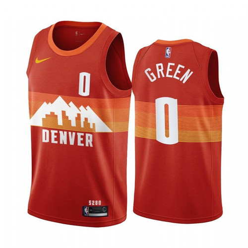 Jamychal Green Denver Nuggets 2020-21 Red City Jersey
