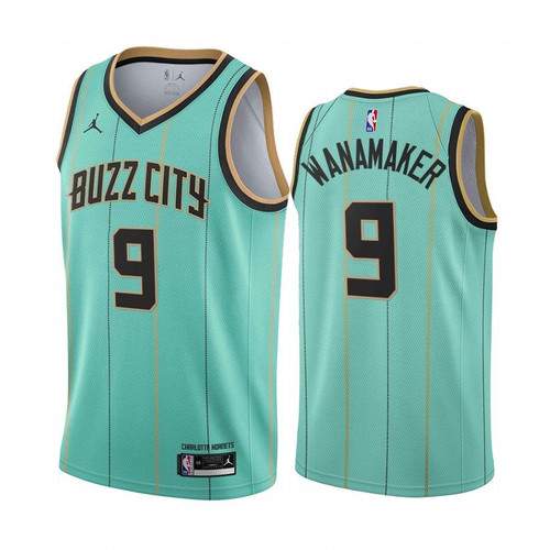 Brad Wanamaker Charlotte Hornets 2021 City Edition Mint Green #9 Jersey Swingman