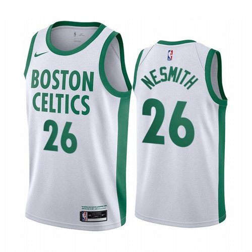 Aaron Nesmith Boston Celtics 2020-21 White City Jersey 2020 Nba Draft