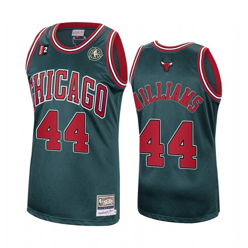 Patrick Williams #44 Chicago Bulls Hardwood Classics Jersey Green