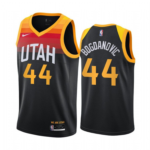 Bojan Bogdanovic Utah Jazz 2020-21 Black City Jersey New Uniform