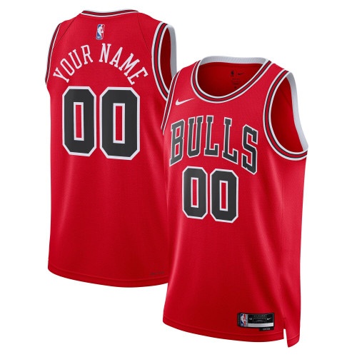Chicago Bulls Nike Replica Replica Replica Unisex 2022/23 Swingman Custom Jersey Red - Icon Edition