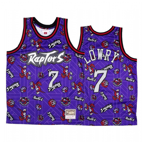 Kyle Lowry #7 Toronto Raptors Purple Tear Up Pack Jersey