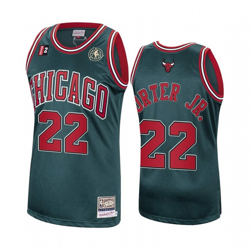 Otto Porter Jr. #22 Chicago Bulls Green Hardwood Classics  Jersey