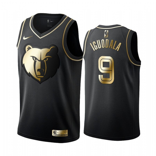 Andre Iguodala Memphis Grizzlies Black #9 Golden Edition Jersey