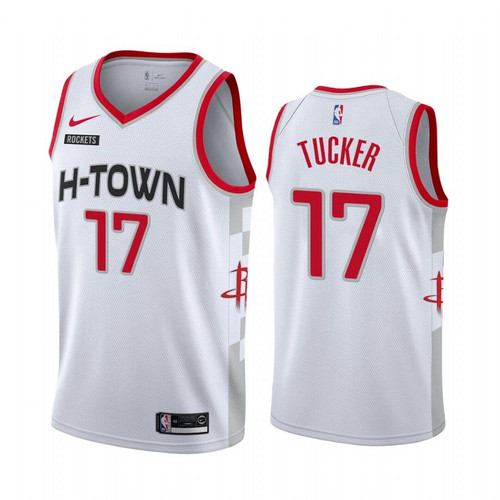P.J. Tucker Houston Rockets 2019-20 White City Edition Jersey