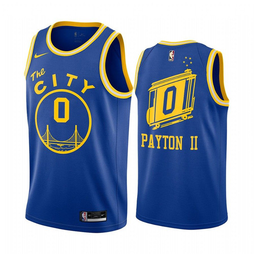 Gary Payton Ii Golden State Warriors 2021 Hardwood Classics Royal #0 Jersey