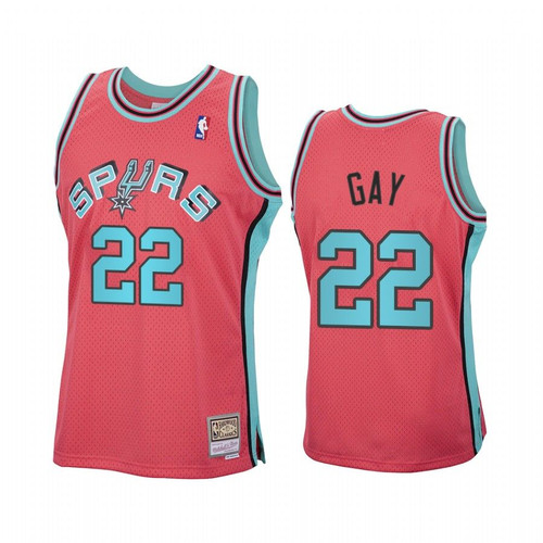 Rudy Gay San Antonio Spurs Pink Jersey 2020 Reload Classic
