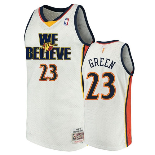 Golden State Warriors Draymond Green White We Believe Swingman Hardwood Classics Men'S Jersey