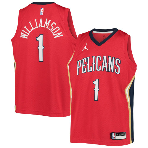 Zion Williamson New Orleans Pelicans Jordan Brand  2020/21 Swingman Player Jersey - Statement Edition - Red