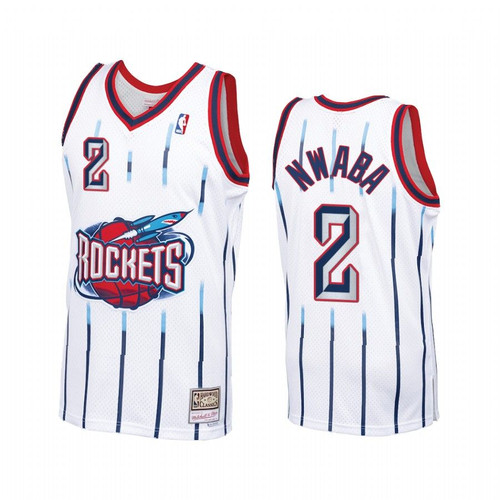 David Nwaba #2 Houston Rockets Hardwood Classics Jersey White
