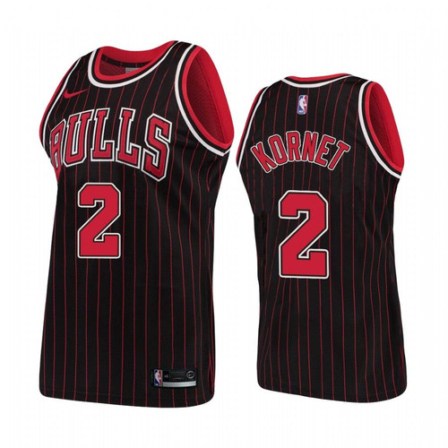 Chicago Bulls #2 Luke Kornet Hardwood Classics Black Jersey