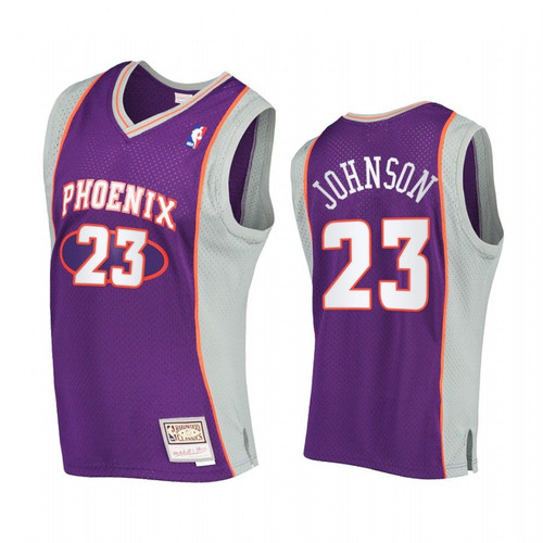 Cameron Johnson #23 Phoenix Suns Hardwood Classics Jersey Purple